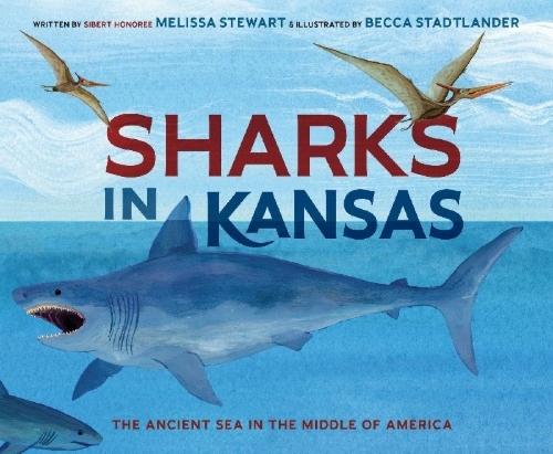 Buchcover und Innenansicht für das Buch: Sharks in Kansas
