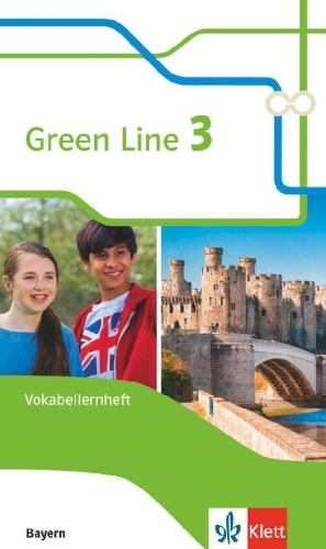 Buchcover und Innenansicht für das Buch: Green Line 3. Ausgabe Bayern. Vokabellernheft 7. Klasse
