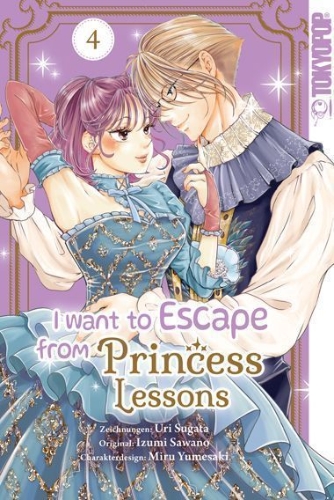 Buchcover und Innenansicht für das Buch: I Want to Escape from Princess Lessons 04
