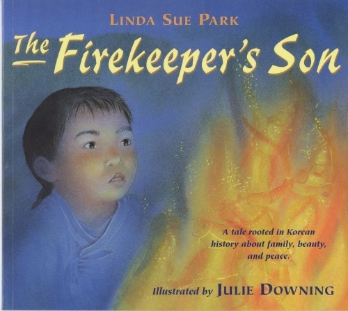Buchcover und Innenansicht für das Buch: The Firekeeper's Son