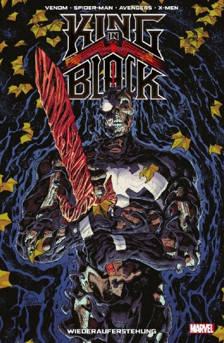 Buchcover und Innenansicht für das Buch: KiB: Spider-Man (2021) 1, KiB: Wiccan And Hulkling (2021) 1, KiB: Return Of The Valkyries (2021) 4, KiB: Planet Of The Symbiotes (2021) 3 (Ii), KiB: Ghost Rider (2021) 1; King in Black (2021) 5