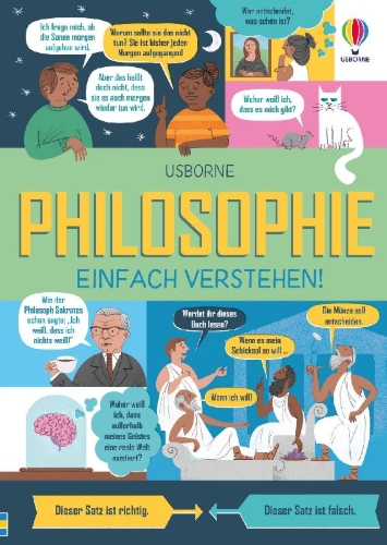 Buchcover und Innenansicht für das Buch: Philosophie - einfach verstehen!