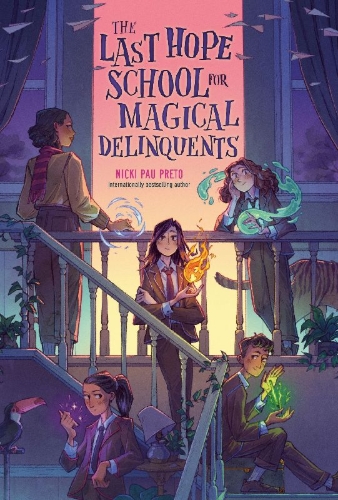 Buchcover und Innenansicht für das Buch: The Last Hope School for Magical Delinquents