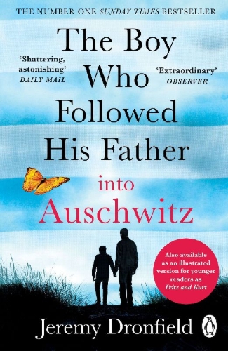 Buchcover und Innenansicht für das Buch: The Boy Who Followed His Father into Auschwitz