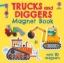 Buchcover und Innenansicht für das Buch: Trucks and Diggers Magnet Book