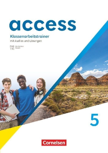 Buchcover und Innenansicht für das Buch: Access Band 5: 9. Schuljahr - Allgemeine Ausgabe 2022 - Klassenarbeitstrainer mit Audios und Lösungen