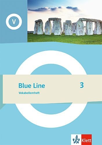 Buchcover und Innenansicht für das Buch: Blue Line 3. Vokabellernheft Klasse 7