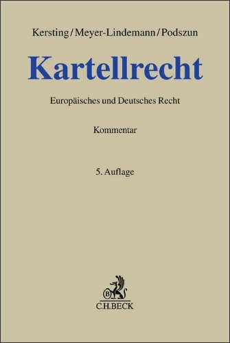 Buchcover und Innenansicht für das Buch: Kartellrecht