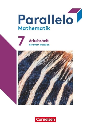 Buchcover und Innenansicht für das Buch: Parallelo 7. Schuljahr. Nordrhein-Westfalen - Arbeitsheft mit Lösungen