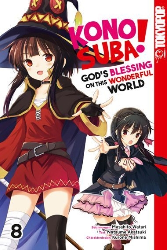 Buchcover und Innenansicht für das Buch: Konosuba! God's Blessing On This Wonderful World! 08