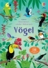 Buchcover und Innenansicht für das Buch: Mein Immer-wieder-Stickerbuch: Vögel