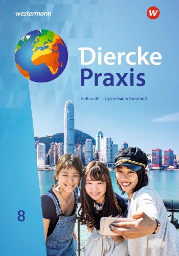 Buchcover und Innenansicht für das Buch: Diercke Praxis SI Erdkunde 8. Schulbuch. Arbeits- und Lernbuch