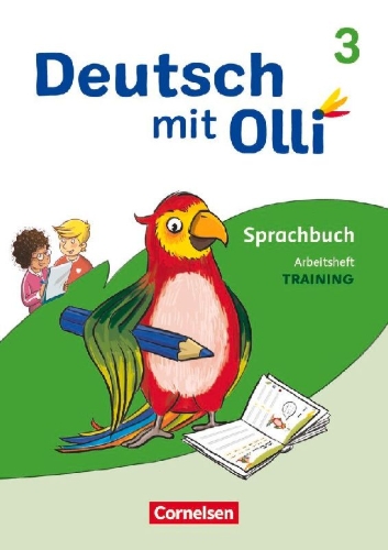 Buchcover und Innenansicht für das Buch: Deutsch mit Olli - Sprache 2-4 - Ausgabe 2021 - 3. Schuljahr
