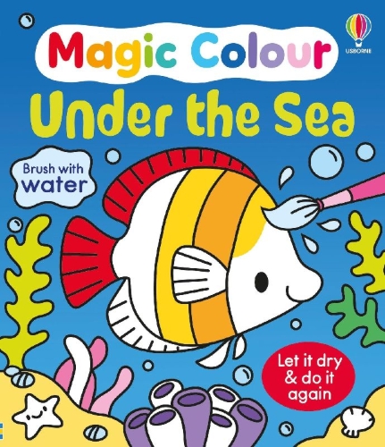 Buchcover und Innenansicht für das Buch: Magic Colour Under the Sea
