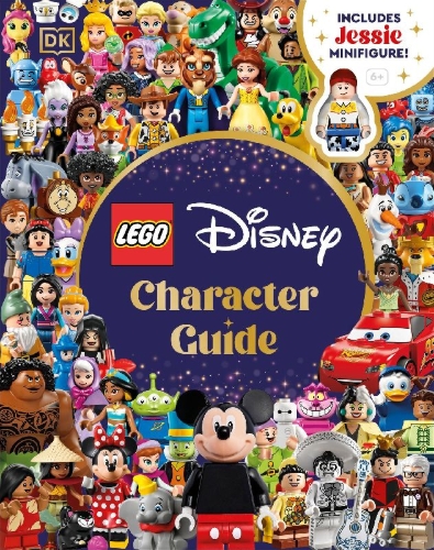Buchcover und Innenansicht für das Buch: LEGO Disney Character Guide