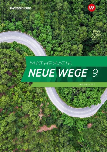 Buchcover und Innenansicht für das Buch: Mathematik Neue Wege SI 9. Arbeitsheft 9 mit Lösungen. Für Hamburg