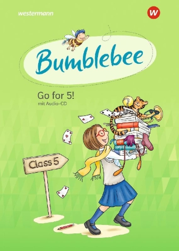 Buchcover und Innenansicht für das Buch: Bumblebee. Übergangsheft Go for 5!. Für das 3. / 4. Schuljahr