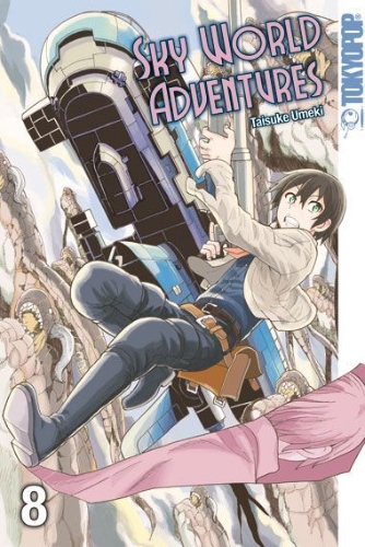 Buchcover und Innenansicht für das Buch: Sky World Adventures 08
