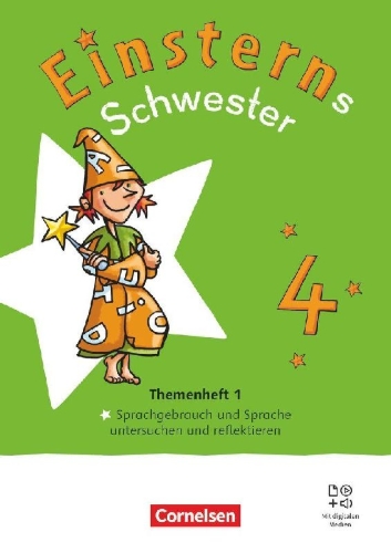 Buchcover und Innenansicht für das Buch: Einsterns Schwester 4. Schuljahr. Themenheft 1 - Sprache untersuchen - Leihmaterial
