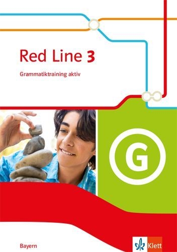 Buchcover und Innenansicht für das Buch: Red Line 3. Ausgabe Bayern. Grammatiktraining aktiv Klasse 7