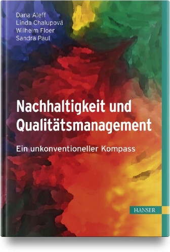 Buchcover und Innenansicht für das Buch: Nachhaltigkeit und Qualitätsmanagement