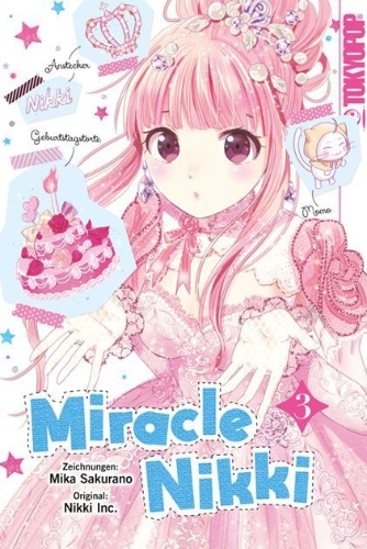 Buchcover und Innenansicht für das Buch: Miracle Nikki 03