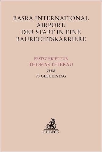 Buchcover und Innenansicht für das Buch: Basra International Airport: Der Start in eine Baurechtskarriere