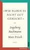 Buchcover und Innenansicht für das Buch: Salzburger Bachmann Edition