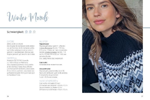 Buchcover und Innenansicht für das Buch: Norweger mit Rundpassen stricken