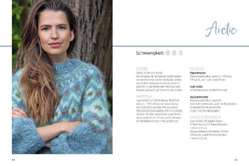 Buchcover und Innenansicht für das Buch: Norweger mit Rundpassen stricken