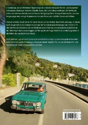 Buchcover und Innenansicht für das Buch: Retro-Reisen - Rund ums Mittelmeer