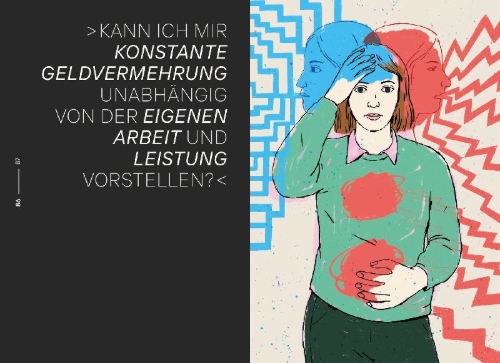 Buchcover und Innenansicht für das Buch: GELD IM GLÜCK