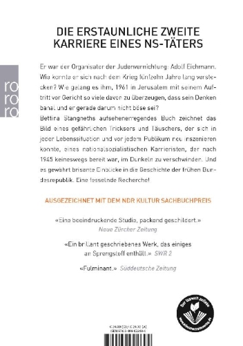 Buchcover und Innenansicht für das Buch: Eichmann vor Jerusalem