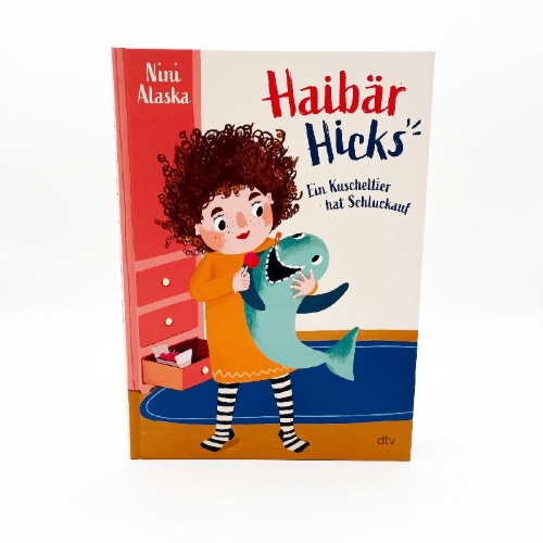 Buchcover und Innenansicht für das Buch: Haibär Hicks - Ein Kuscheltier hat Schluckauf
