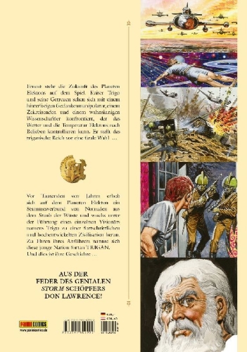 Buchcover und Innenansicht für das Buch: The Brief Reign of Sennos the First, The Temperature Controller, The Man From the Future,The Mission of Lukaz Rann, Torga's Mind Controller