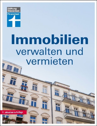 Buchcover und Innenansicht für das Buch: Immobilien verwalten und vermieten