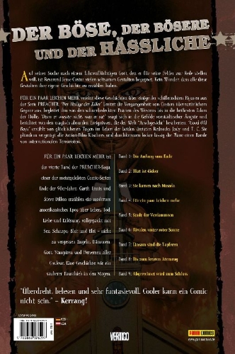 Buchcover und Innenansicht für das Buch: Preacher 04 - Für ein paar Leichen mehr