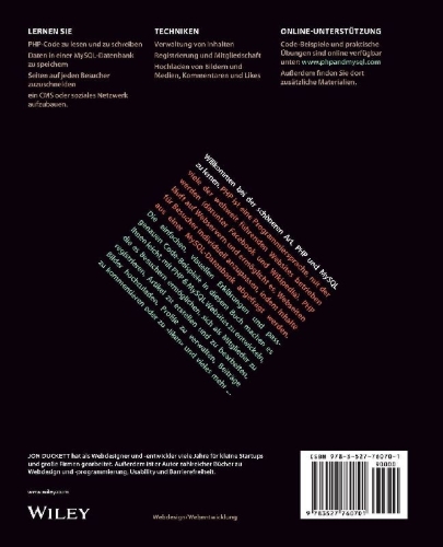 Buchcover und Innenansicht für das Buch: PHP & MySQL