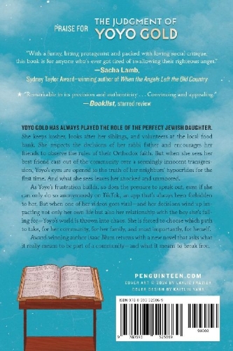 Buchcover und Innenansicht für das Buch: The Judgment of Yoyo Gold