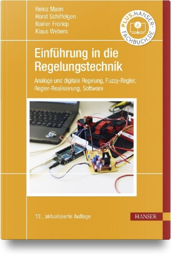 Buchcover und Innenansicht für das Buch: Einführung in die Regelungstechnik