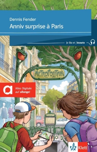Buchcover und Innenansicht für das Buch: Anniv surprise à Paris