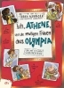 Buchcover und Innenansicht für das Buch: Ich, Athene, und die mutigen Frauen aus Olympia - Live aus dem alten Griechenland