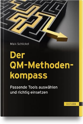 Buchcover und Innenansicht für das Buch: Der QM-Methodenkompass