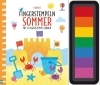 Buchcover und Innenansicht für das Buch: Fingerstempeln: Sommer