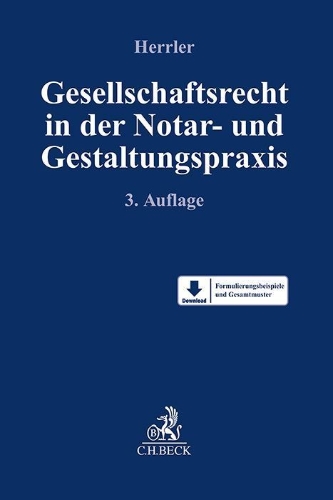 Buchcover und Innenansicht für das Buch: Gesellschaftsrecht in der Notar- und Gestaltungspraxis