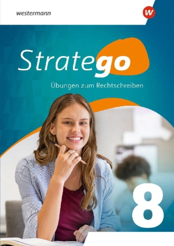 Buchcover und Innenansicht für das Buch: Stratego - Übungen zum Rechtschreiben. 8. Arbeitsheft
