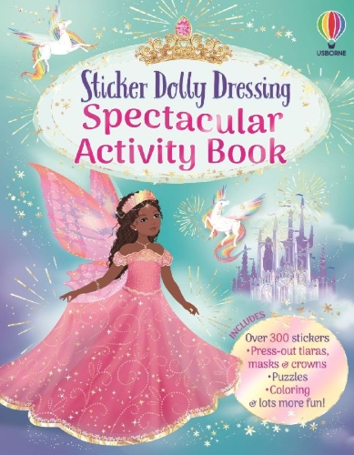 Buchcover und Innenansicht für das Buch: Sticker Dolly Dressing Spectacular Activity Book