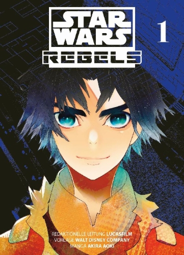 Buchcover und Innenansicht für das Buch: Star Wars - Rebels (Manga) 01