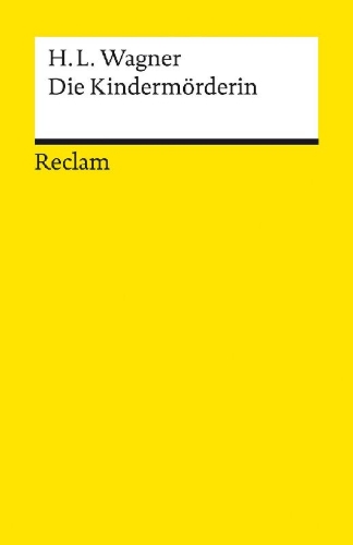 Buchcover und Innenansicht für das Buch: Die Kindermörderin. Ein Trauerspiel