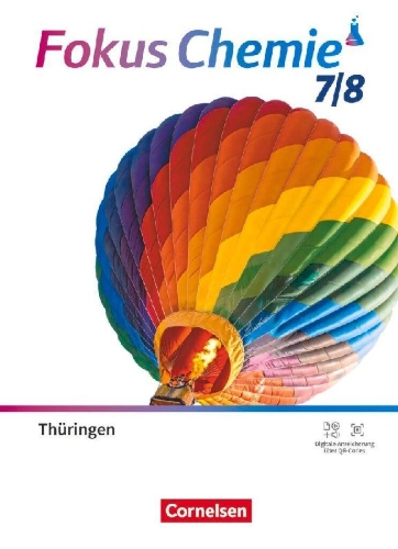 Buchcover und Innenansicht für das Buch: Fokus Chemie 7./8. Schuljahr - Gymnasium Thüringen ab 2026 - Neubearbeitung - Schulbuch